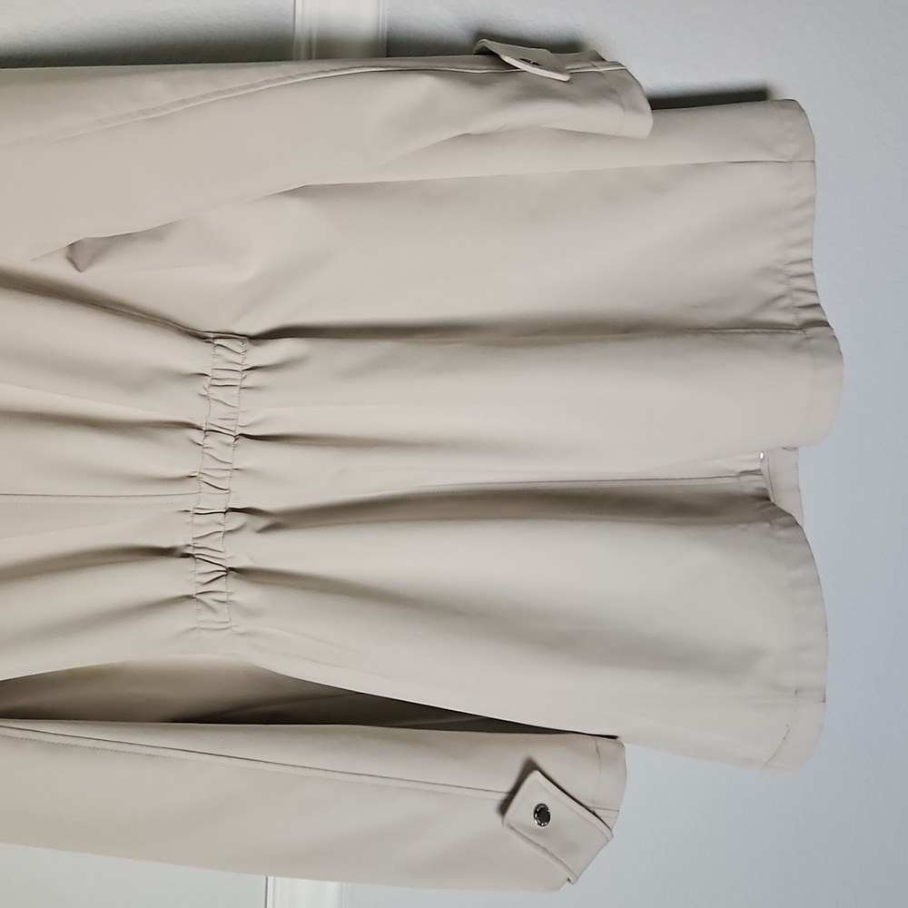 Tommy Hilfiger Trench Rain Coat Removable Hood Tan XL - Picture 6 of 11